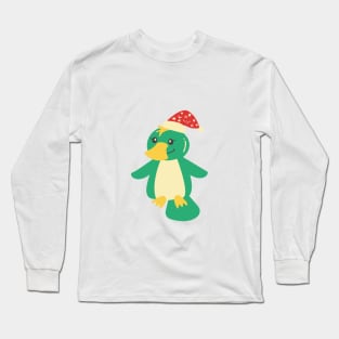 Cute Christmas Platypus Long Sleeve T-Shirt